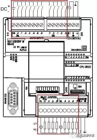 西门子 smart PLC 输入/输出接线图，手把手教你接线