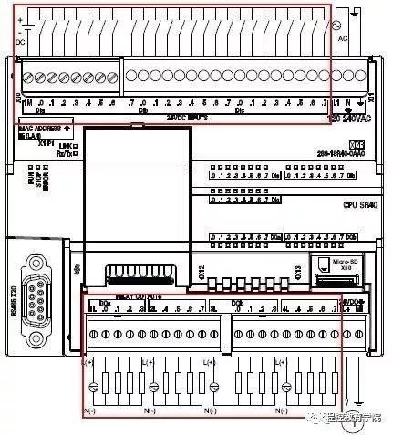 西门子 smart PLC 输入/输出接线图，手把手教你接线