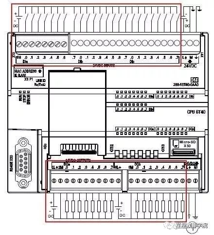 西门子 smart PLC 输入/输出接线图，手把手教你接线